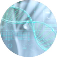 Background image of DNA’s structure